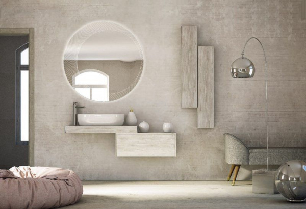 Подвесной шкафчик Cezares TAVOLONE с выдвижным ящиком, 50x43x30, 41585 Rovere tabacco