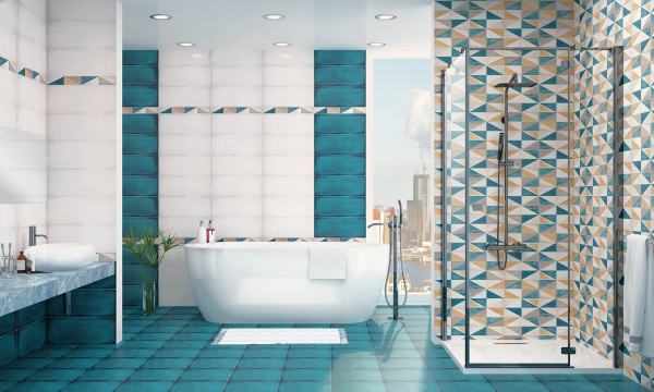 Бордюр Azori ECLIPSE INDIGO MIX 50,5*6,2 1с, 585601004