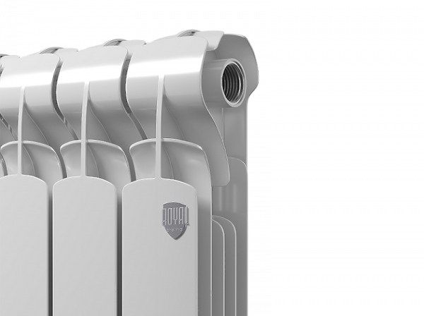 Радиатор биметаллический Royal Thermo Indigo Super+ 500 - 8 секций, белый, RTISN50008