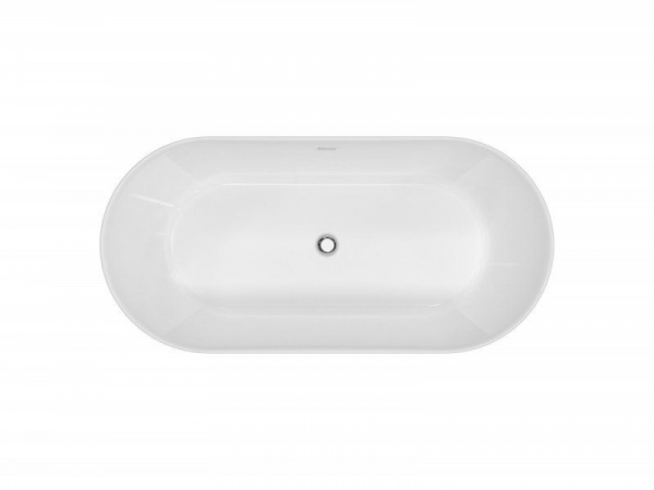 Ванна акриловая BelBagno 167.5*80 см, белая, BB306-1675