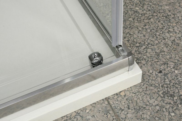 Душевая кабина BelBagno Unique (1200-1350)x1000x1900, прозрачное стекло, хромированный профиль, UNIQ