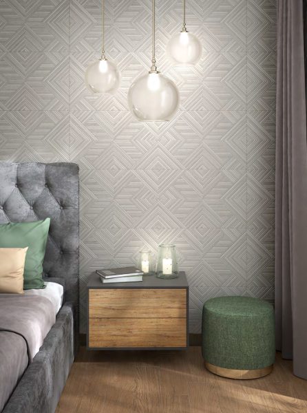 Керамическая плитка настенная Kerama Marazzi Милан Ламбро серый светлый 40x120x10, 14030R