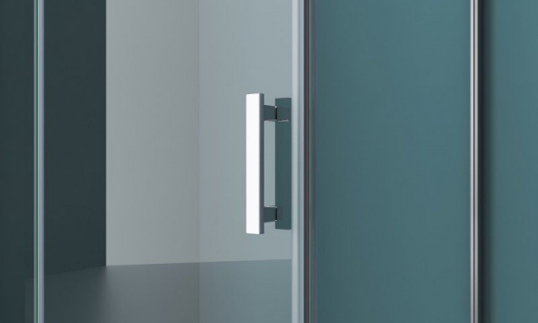 Душевая кабина BelBagno Kraft 120x80 прозрачное стекло, хром правый, KRAFT-AH-12-120/80-C-Cr-R