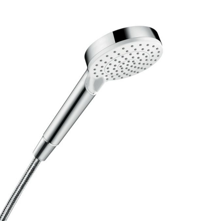 Душевая лейка Hansgrohe Crometta Vario 130, хром/белый, 26330400