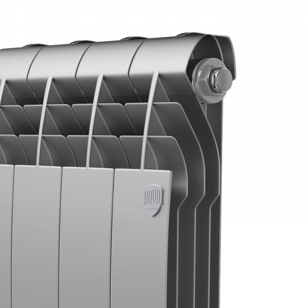 Радиатор биметаллический Royal Thermo BiLiner 500 /Silver Satin - 6 секций, серебристый, RTBSS50006