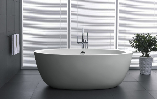 Ванна акриловая BelBagno 170*90 см, белая, BB67-1700