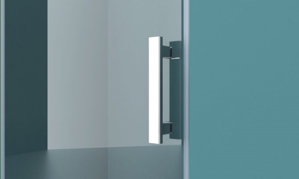 Душевая дверь BelBagno 900x1950, прозрачное стекло, хромированный профиль, правая, KRAFT-B-12-60/30-