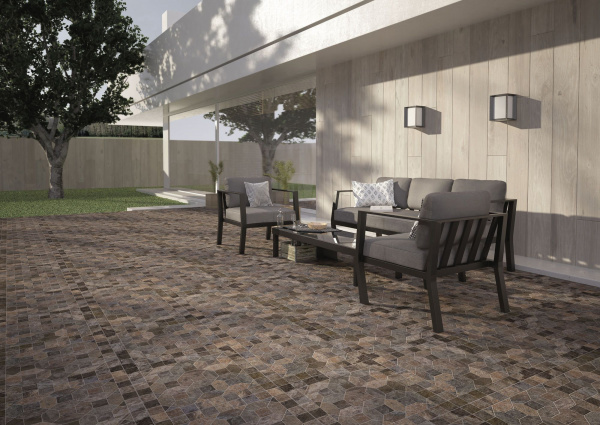 Керамическая плитка настенная CIFRE ceramica CAMELOT PIZARRA ANTISLIP RG MATE 45X45