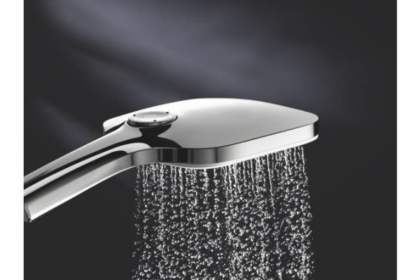 Ручной душ Grohe Rainshower SmartActive 130 Cube, белая луна, 26551LS0