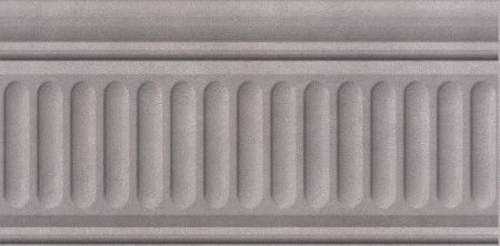 Бордюр Kerama Marazzi Александрия серый структурированный 20х9,9 19033\3F
