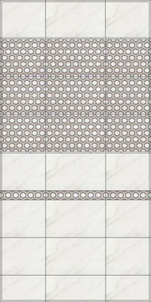 Плитка настенная Kerama Marazzi 25*40 Гран Пале белый 6343