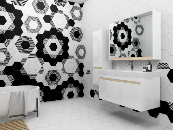 Плитка Kerama Marazzi 20х23,1 Буранелли черный 23001