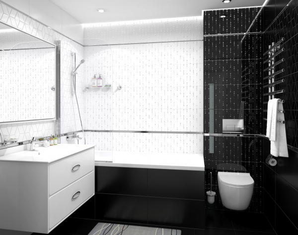 Декор Laparet Табу Дискрет чёрный 30х60