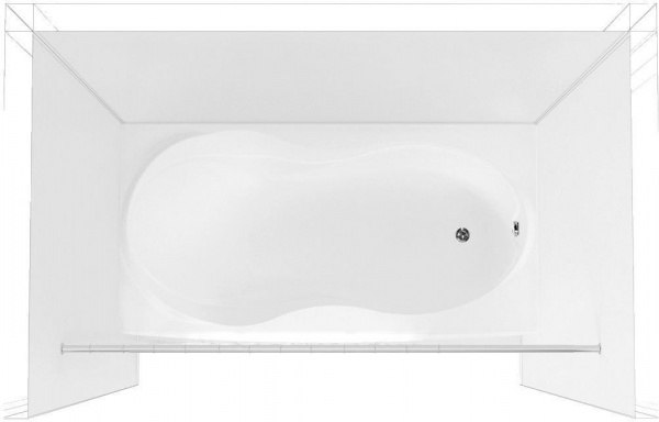Карниз для ванны Aquanet прямой 120