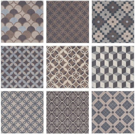 Плитка напольная Kerama Marazzi Карнаби-стрит 20х20 орнамент 1577 N