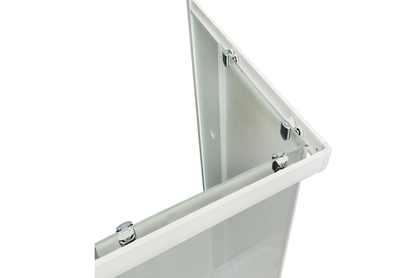 Душевая кабина Royal Bath 120х80х200, матовое стекло, белый профиль, левый, RB 8120НP-C-L