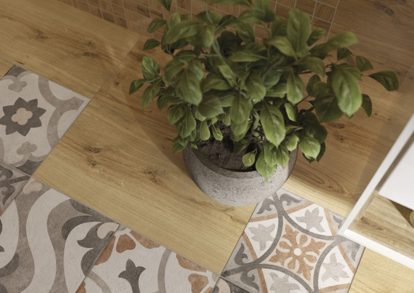 Мозаика Cersanit Вудхаус (Woodhouse) коричневый 30х30, WS6O116