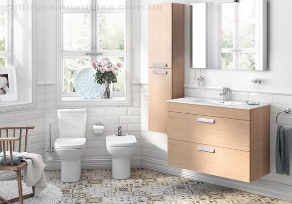 Крышка для биде Roca Debba /42,5х35,5х5/, микролифт, 7.8069.D.200.4