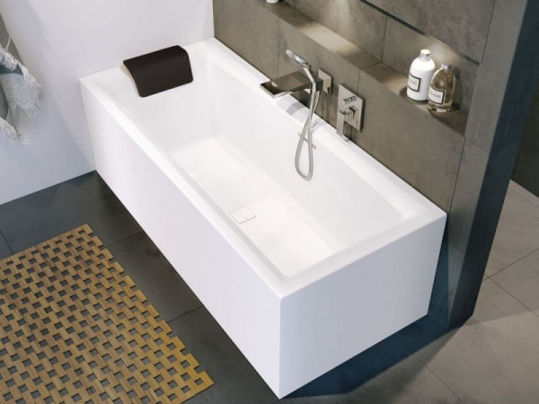 Ванна акриловая Riho STILL SQUARE ELITE R 170x75 (L-образная панель в комплекте), BD1300500000000