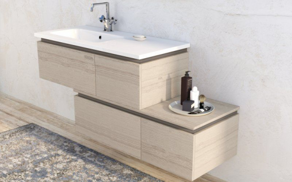 Подвесной шкафчик Cezares AVRIL 100х45х32, 55076 Rovere tabacco