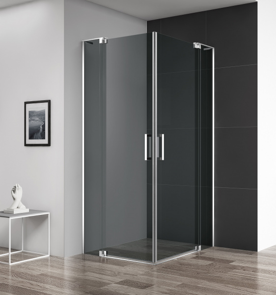 Душевая кабина Cezares SLIDER-AH-2-70/80-80/90-GRIGIO-Cr