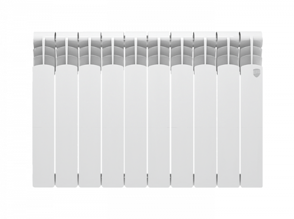 Радиатор биметаллический Royal Thermo Revolution Bimetall 500 2.0 – 10 секций, белый, RTRB250010