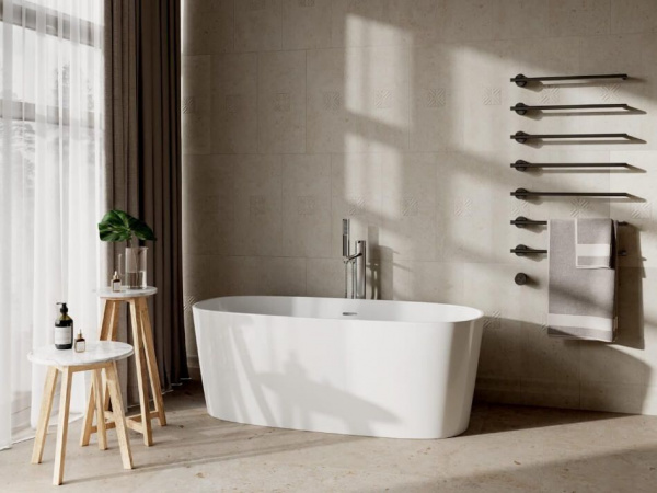 Бордюр Kerama Marazzi Карму бежевый светлый мат 30х2,5, SPA048R
