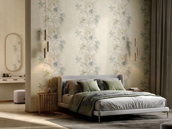 Обои виниловые Kerama Marazzi Оранжерея мотив, бежевый, KM6303