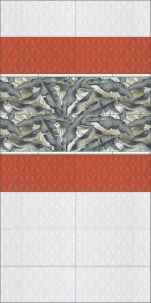 Карандаш Kerama Marazzi Диагональ красный 25x2, PFB008R