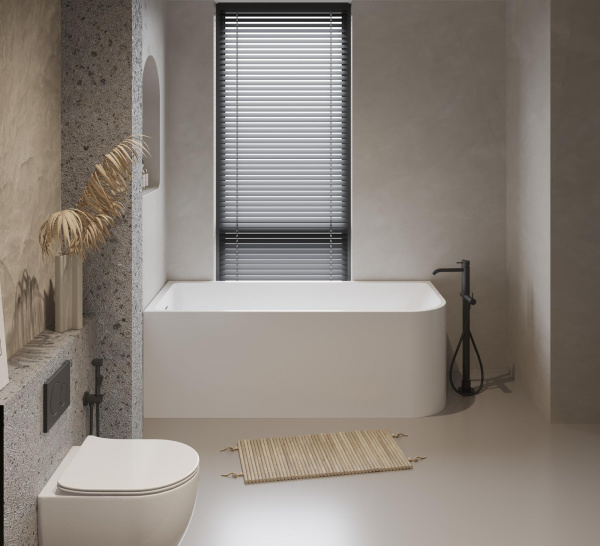 Ванна акриловая BelBagno 160*73 см, левая, белый, BB712-1600-730-L