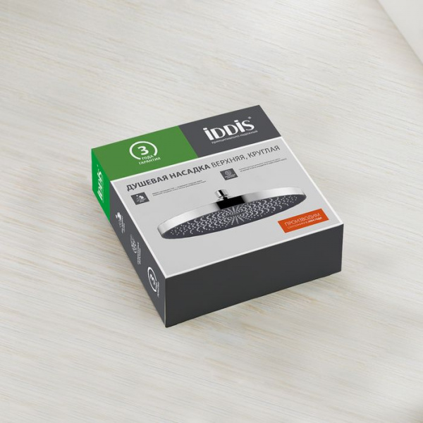 Душевая насадка верхняя круглая IDDIS SpaHome, SPA26CPi64