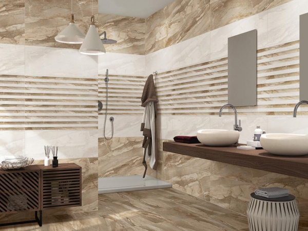 Керамическая плитка настенная Cube Ceramica Napoli Beige 30*80
