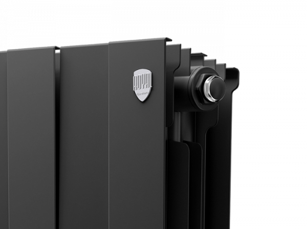Радиатор биметаллический Royal Thermo PianoForte 300 /Noir Sable - 14 секций, черный графитовый, RTP