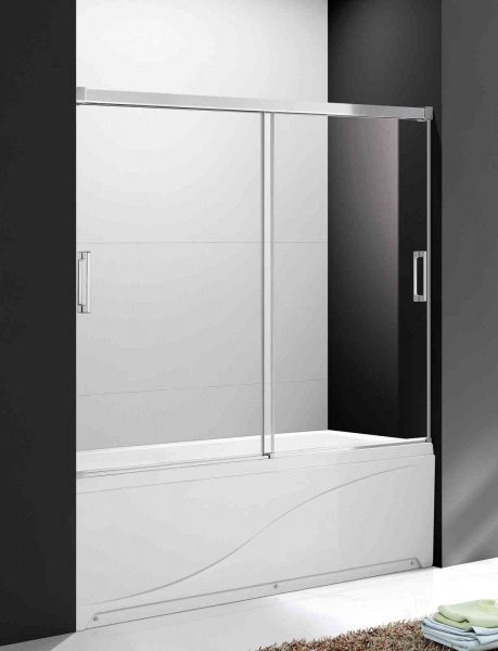 Душевая шторка на ванну Cezares TANDEM-SOFT-VF-2-150/145-C-Cr-IV