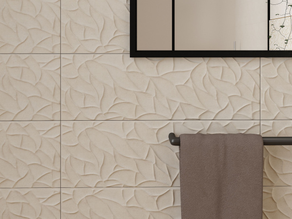 Керамическая плитка настенная Meissen Keramik Organic бежевый 25x75 ORU011