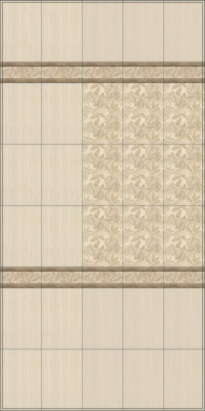 Плитка керамическая настенная Kerama Marazzi Муза беж полоски 20x30, 8312