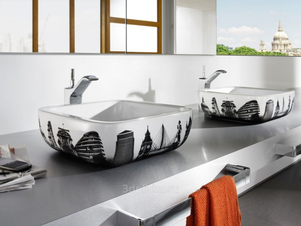 Раковина Roca URBAN LDN 40*40 (Лондон), 7.3276.5.L00.U
