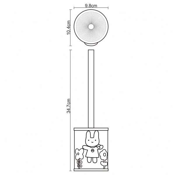 Щетка для унитаза WasserKRAFT K-6400, K-6427