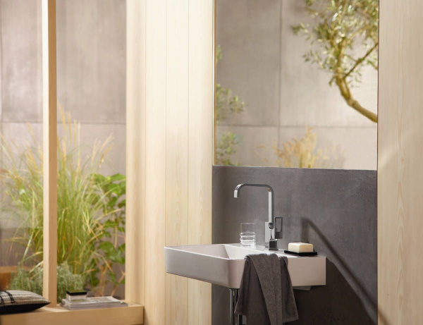 Смеситель для раковины Hansgrohe Metropol 230, со сливным клапаном Push-Open, хром, 74511000