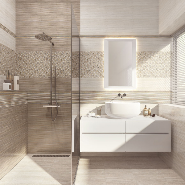 Керамическая плитка настенная Alma Ceramica Лоренс / Lorens 243*494, TWU09LRS47R