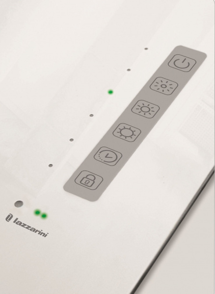 Электрический полотенцесушитель Lazzarini E-Mirrorr 1500W белый прямой, 389302