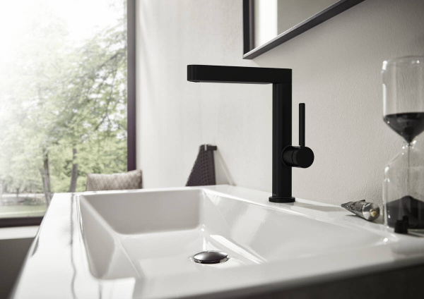 Смеситель для раковины Hansgrohe Finoris 230, со сливным клапаном Push-Open, хром, 76060000