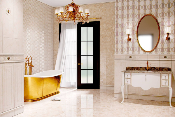 Бордюр Eurotile Ceramica ERMITAGE 8,5х29,5 (новый), 552