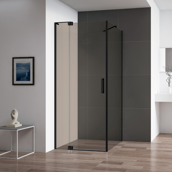 Душевая кабина Cezares SLIDER-AH-1-90-100/110-BR-NERO