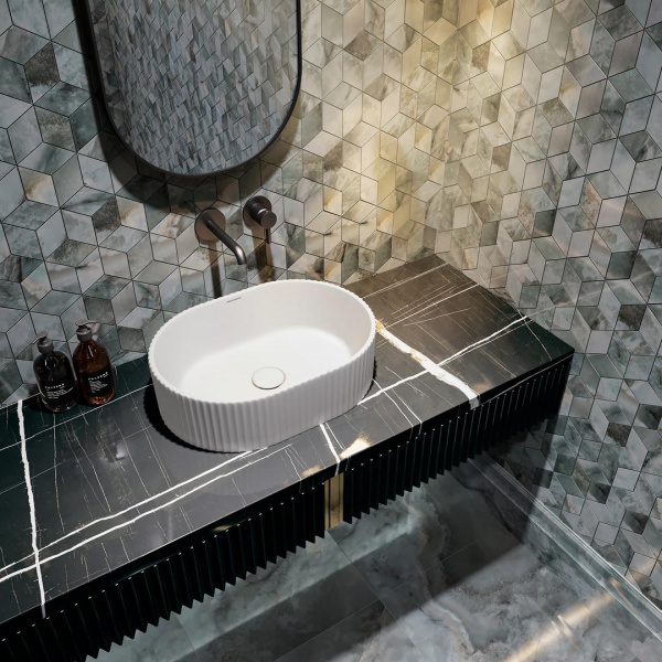 Раковина ARTBASIN Vento/АртБейзин Венто 50 белый мат, VE.wb.50\WHT.M