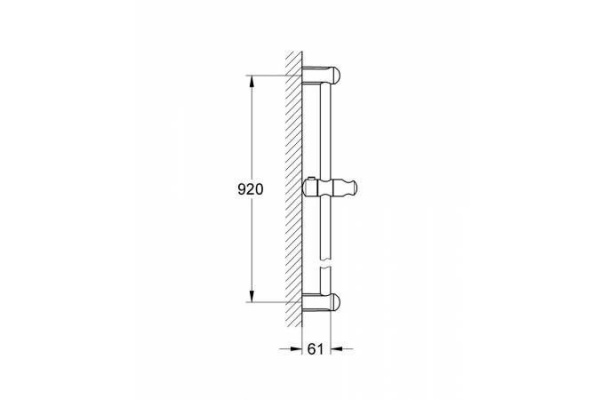 Душевая штанга Grohe Tempesta Classic 900 мм, хром, 27524000
