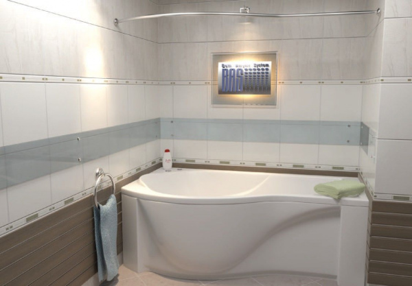 Карниз Bas для ванны Капри унивесальный