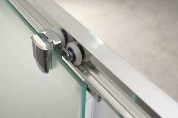 Душевая дверь BelBagno 1150x1850, прозрачное стекло, хромированный профиль, UNO-BF-1-115-C-Cr