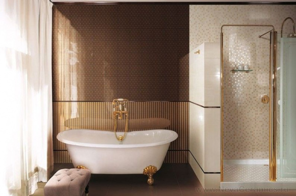 Мозаика настенная Atlas Concorde Royale Mosaico Moka 30х30х0,65
