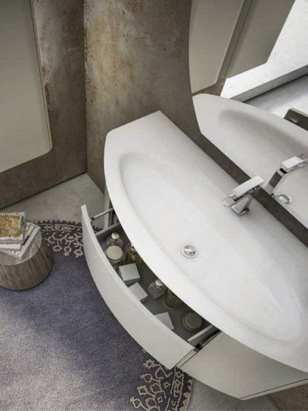 Тумба для раковины Cezares EDEN 120 121x51x55, 54417 Grigio natura
